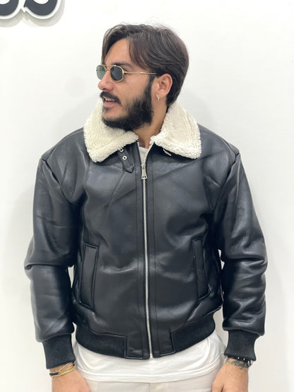 Montone HILLS in ecopelle e lana