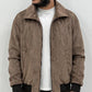 JACKET in velluto a Coste con zip