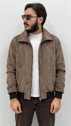 JACKET in velluto a Coste con zip