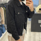 Jacket jeans Black
