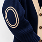 CARDIGAN TOPPA con Ricami a contrasto