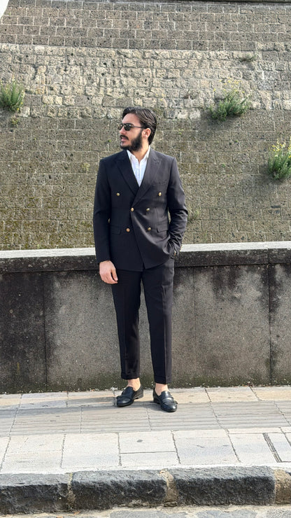 Abito GIOIELLO doppiopetto con bottoni oro in metallo