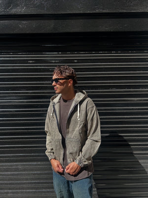 Jacket Jeans con Cappuccio e elastico