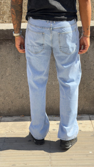 Jeans Baggy lavaggio chiaro