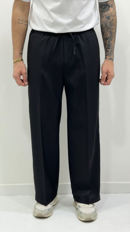 Mega Pantalaccio FONDO LARGO sartoriale con elastico completo in vita e laccetto P/E 2026