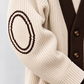 CARDIGAN TOPPA con Ricami a contrasto
