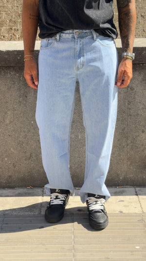 Jeans Baggy lavaggio chiaro