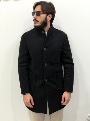 Cappotto sartoriale coreano in panno lana