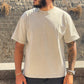 T shirt in cotone - effetto marmo