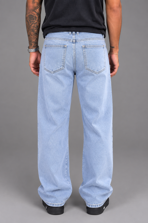 Jeans Baggy lavaggio chiaro