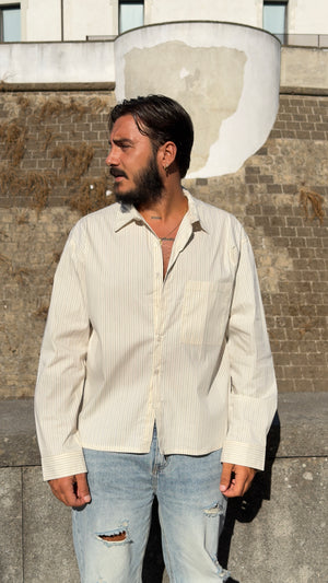 Camicia over in cotone