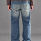 Jeans Baggy effetto sabbiato