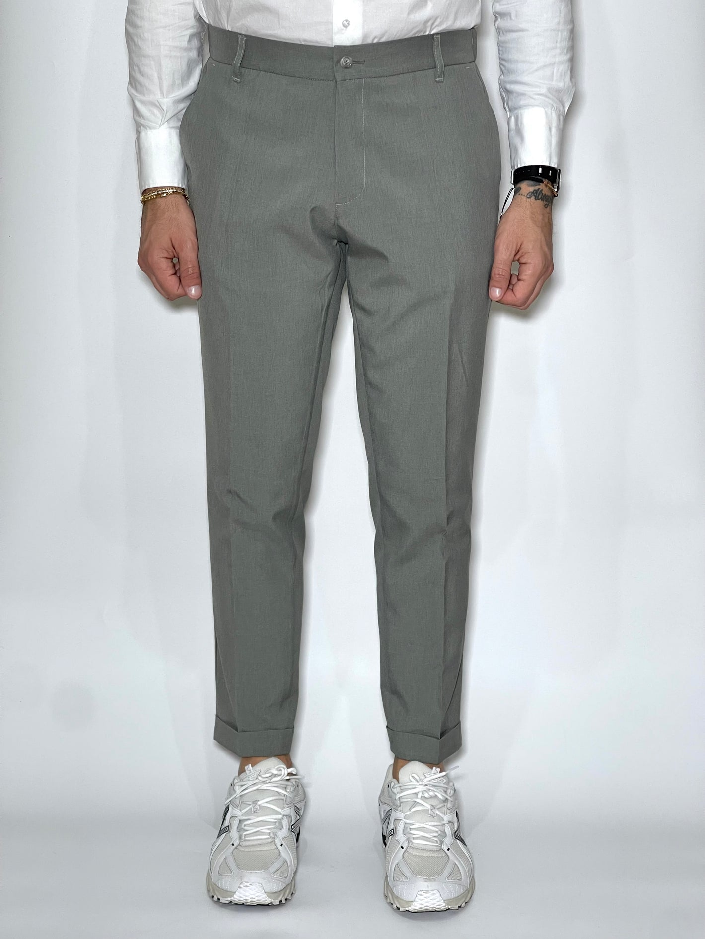 Pantalone Sartoriale con elastico - Primavera/Estate 2025 FONDO STRETTO
