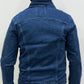 Biker jeans con zip