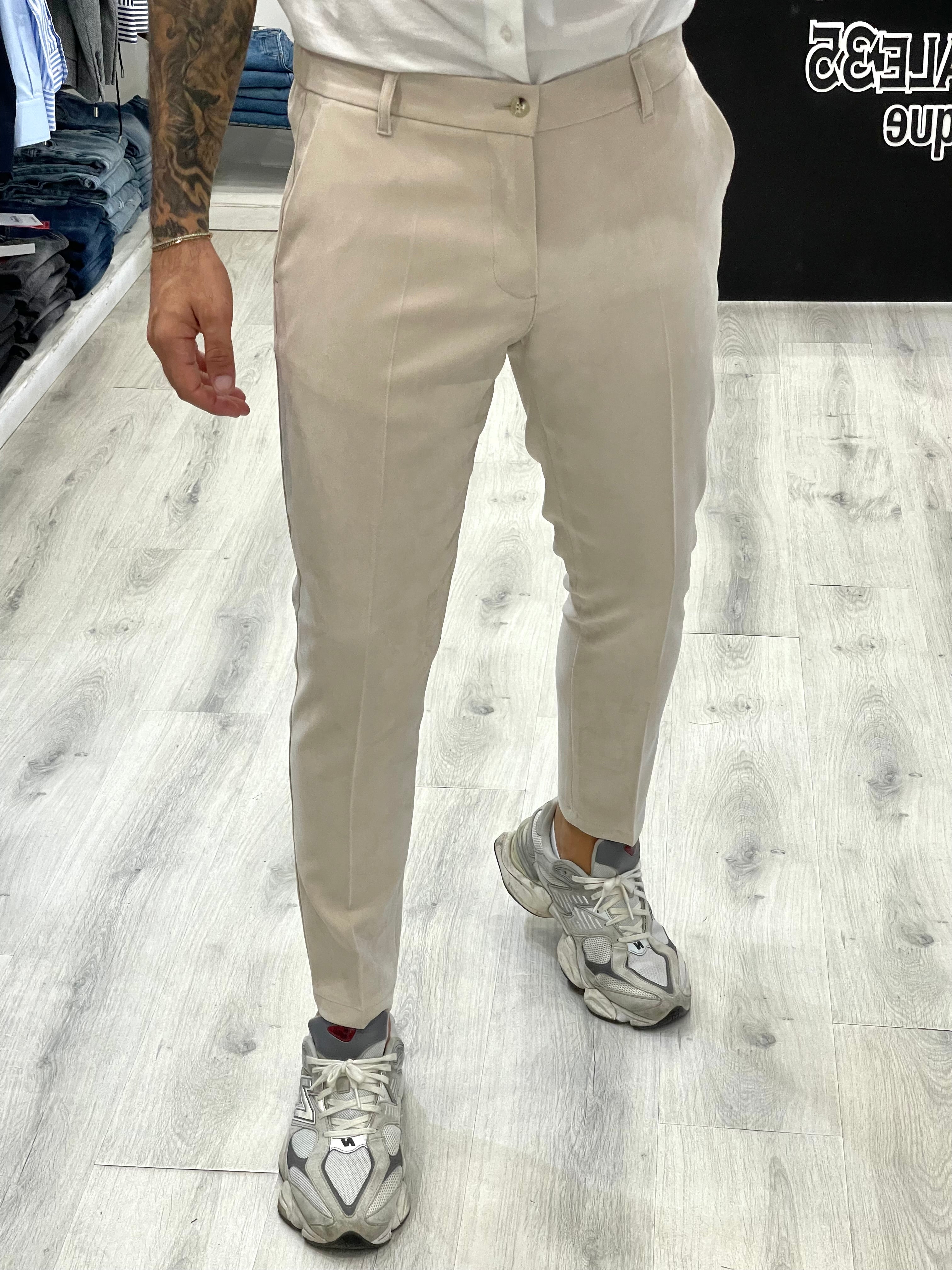 Pantalaccio Sartoriale in velluto liscio