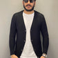 Cardigan in cotone effetto nido d’ape