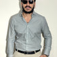 Camicia sartoriale in cotone Rigo stretto