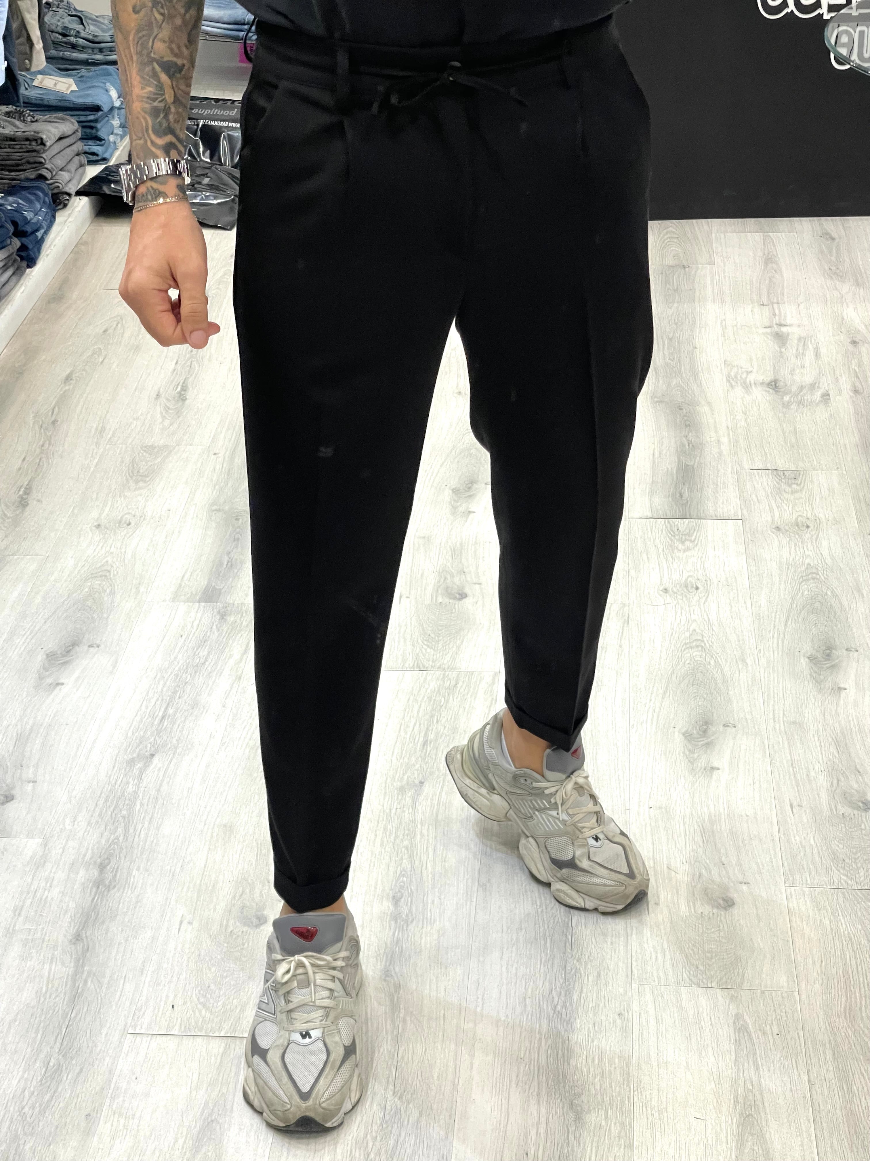 Pantalaccio COPENAGHEN con laccetto - FW24/25 - NERO