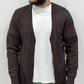 Cardigan in cotone slimfit