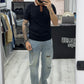 Polo Basic con collo a contrasto