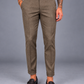 Pantalone sartoriale Tessuto spigato con mezzoelastico