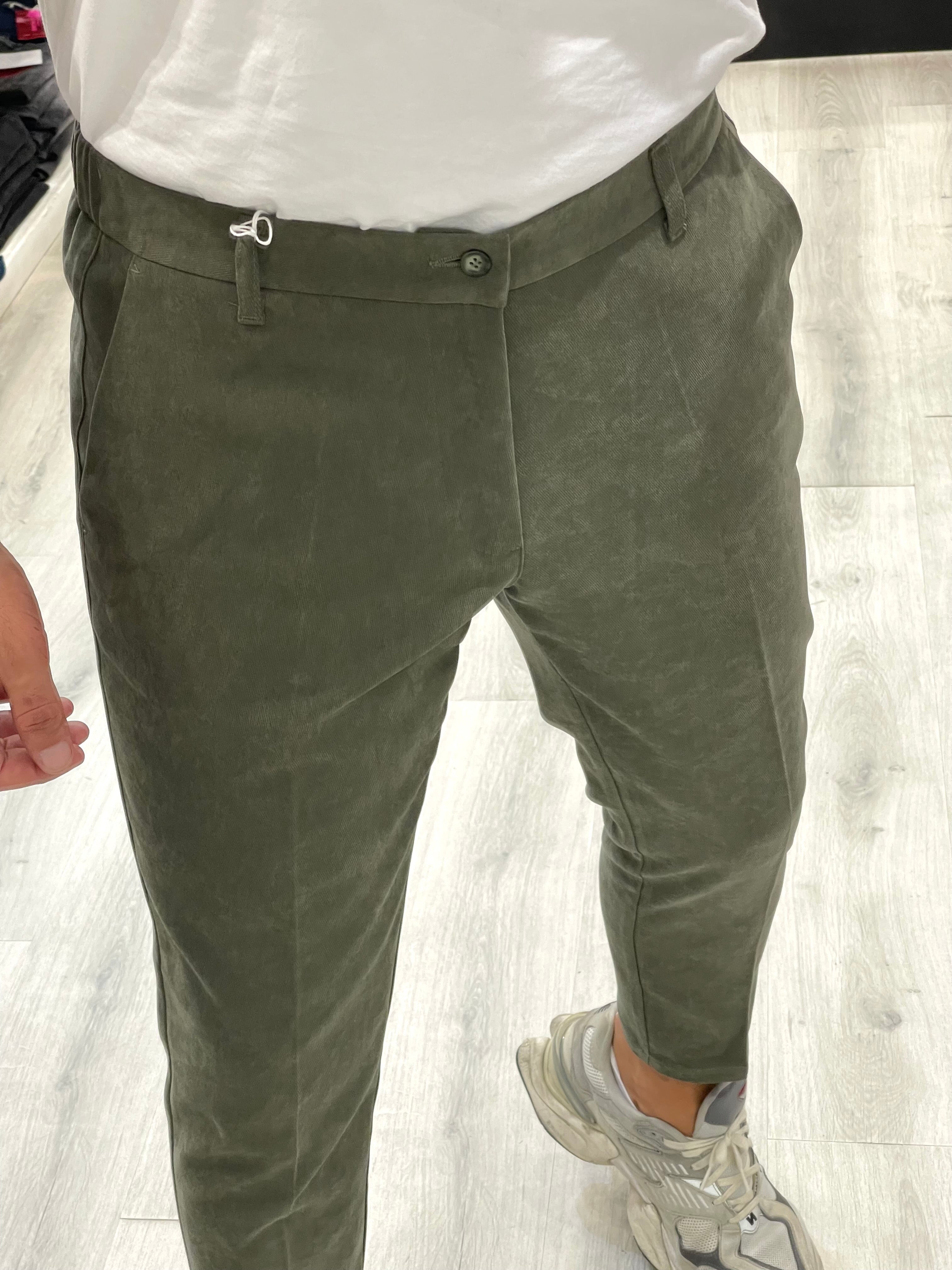 Pantalaccio Sartoriale in velluto liscio