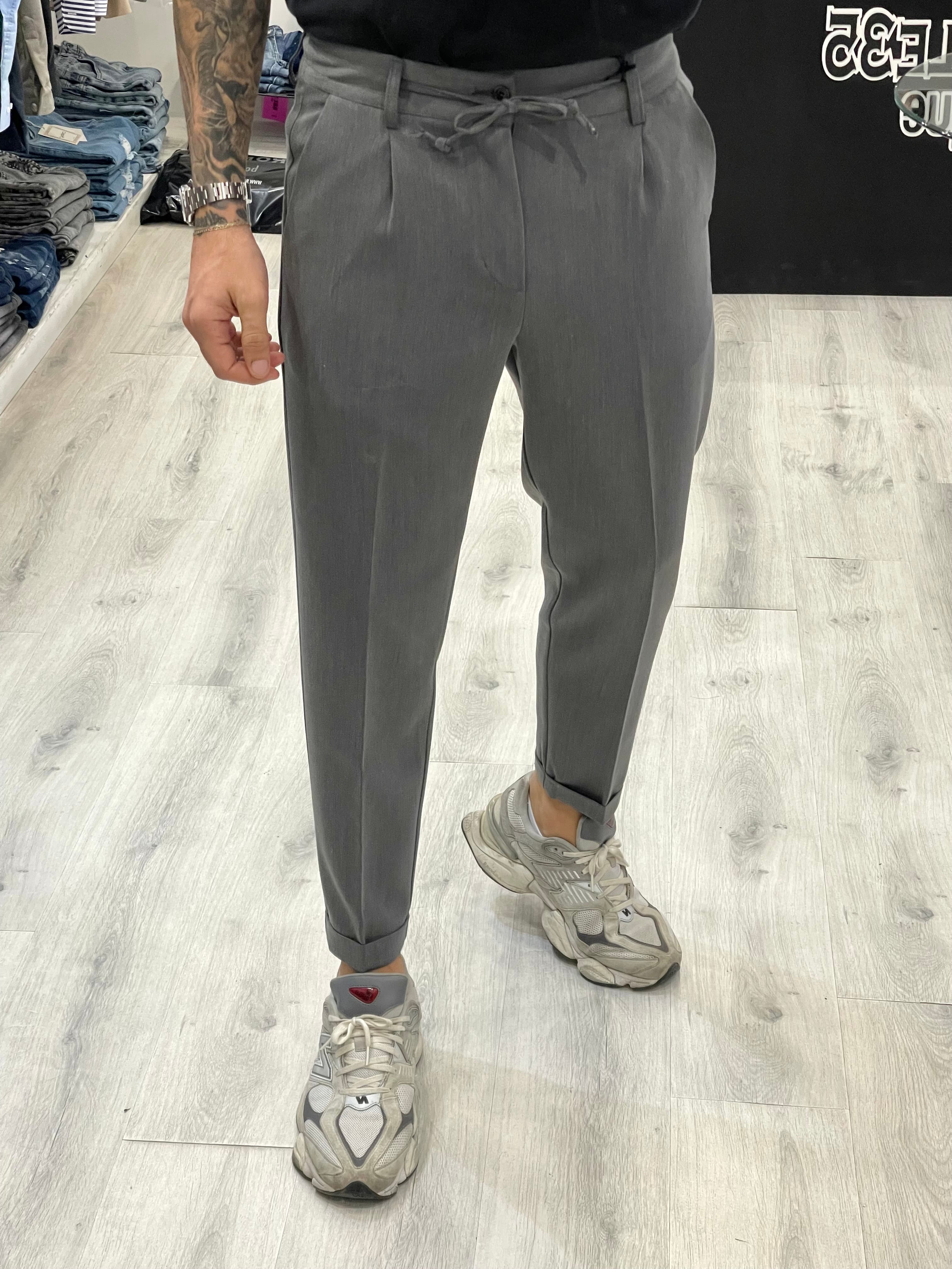 Pantalaccio COPENAGHEN INVERNALE con laccetto - FW24/25 - grigio