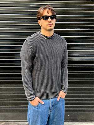 Maglione GREY in costa inglese