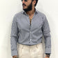 Camicia sartoriale Rigata in 100% cotone