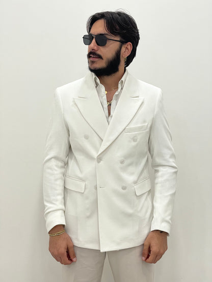 Chaqueta sastre nido de abeja - Cruzada