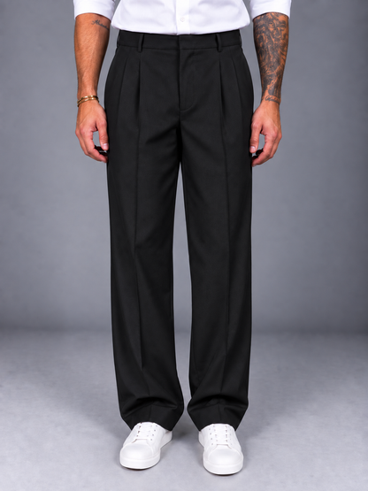 Pantalone Sartoriale doppia pence fondo ampio