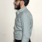 Camicia sartoriale in cotone Riga media