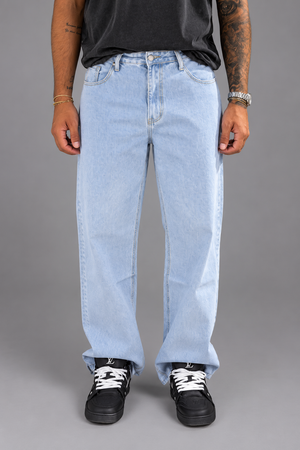 Jeans Baggy lavaggio chiaro