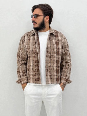 Camicione quadri in cotone