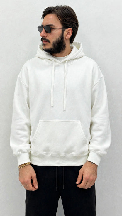 Felpa Basic Uomo Maya Con Cappuccio - Baronale35