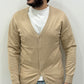Cardigan in cotone slimfit