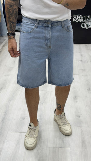 Bermuda in Jeans - Lavaggio medio