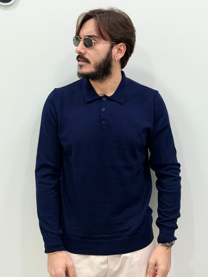 Polo in lana italiana