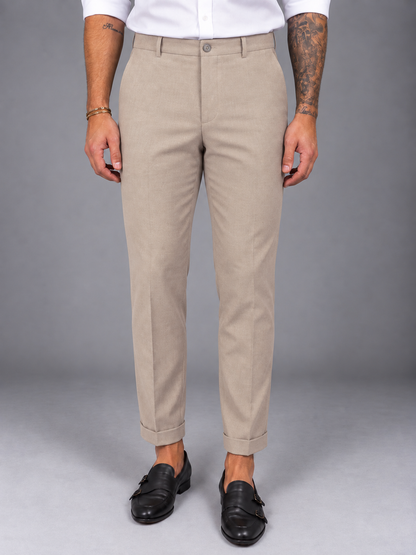 Pantalone sartoriale SEBETO con mezzoelastico