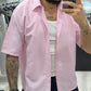 Camicia mezzamanica rigata