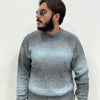 MAGLIONE HOPPY SFUMATO IN LANA SPUGNOSA - Celeste