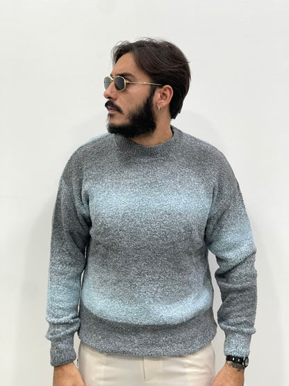 MAGLIONE HOPPY SFUMATO IN LANA SPUGNOSA