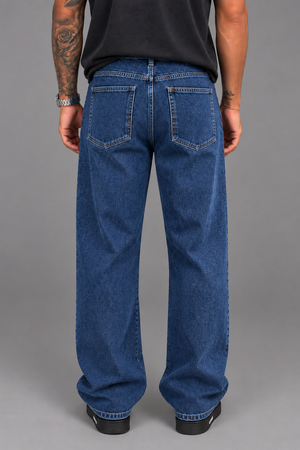 Jeans Baggy lavaggio medio