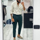 Pantalone sartoriale LUXURY con doppia fibbia laterale