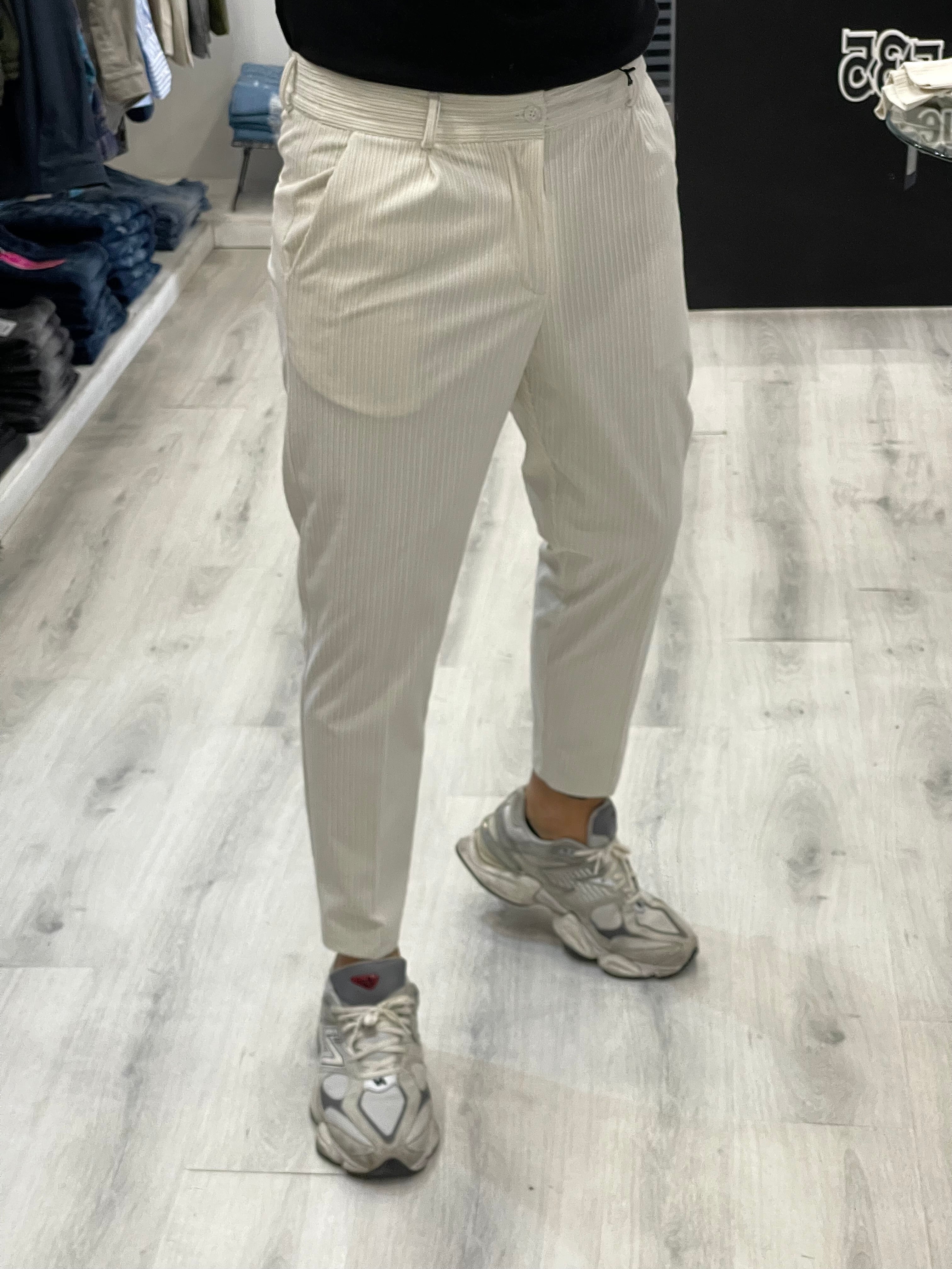 Coordinato INVERNALE in velluto pantalone slimfit - MADRID 2.0