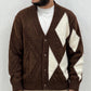 Cardigan con rombi AZTECO