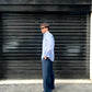 Pantalaccio sartoriale in lino fondo ampio
