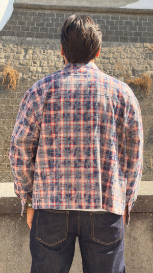 Camicione quadri in cotone