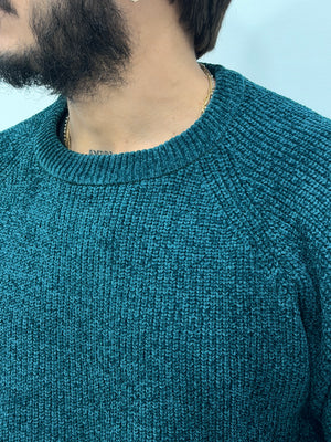 Maglione girocollo in ciniglia calda