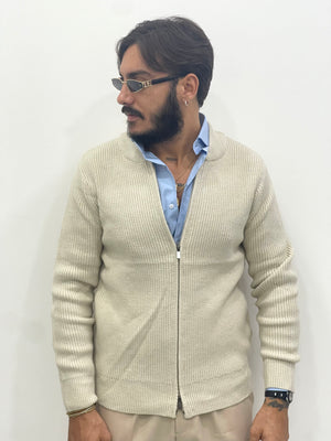 Maglione LONDON con zip